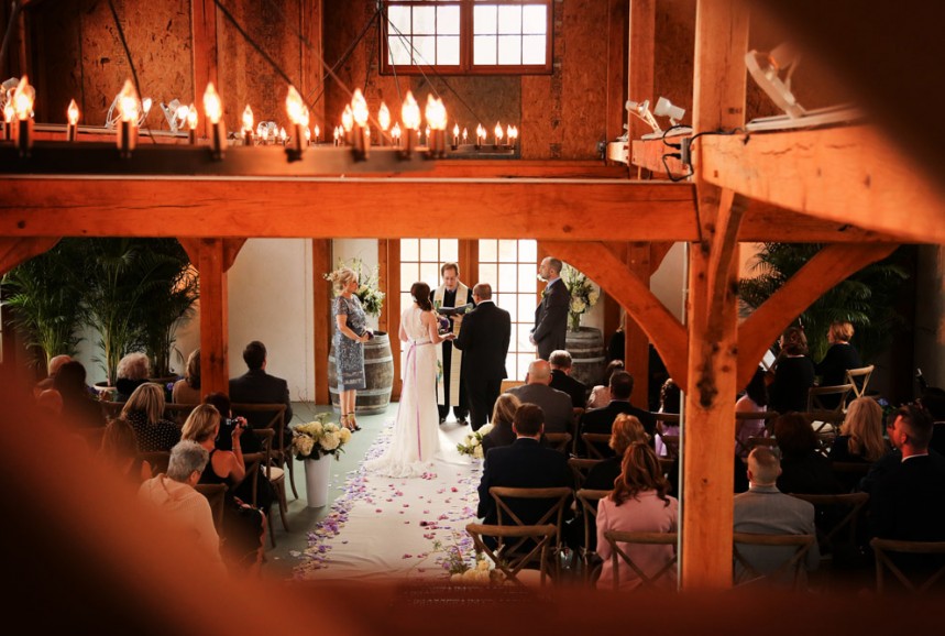 Rustic barn wedding, North Island Photography